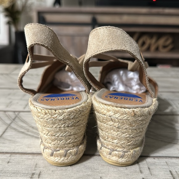 ♥️Maika Wedge Slingback Espadrille Made in Spain - Picture 5 of 8